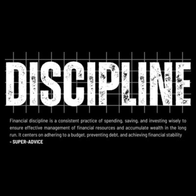 Discipline Black T-shirt Design