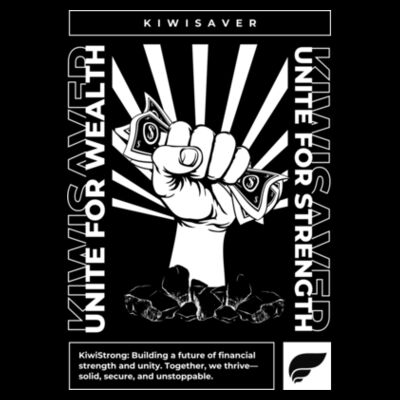 Unite for Wealth Black T-shirt Design