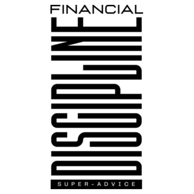 Financial Discipline White T-shirt Design