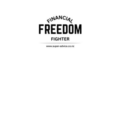 Financial Freedom Fighter White T-shirt Design