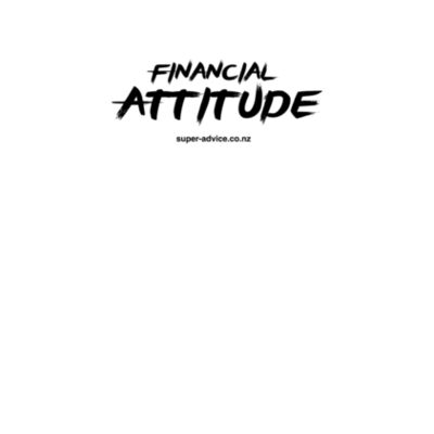 Financial Attitude White T-shirt Design