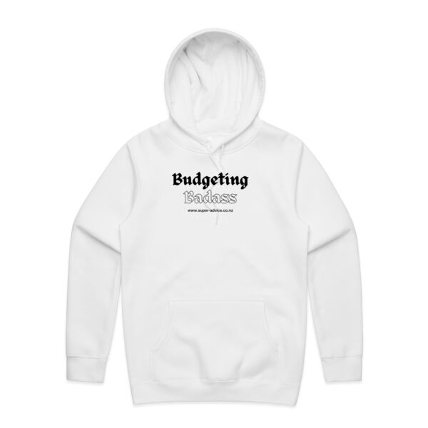 Budgeting Badass White Hoodie Thumbnail