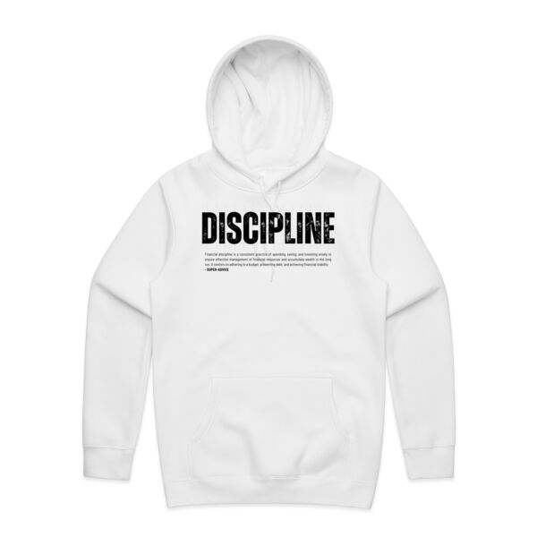 Discipline 2W White Hoodie Thumbnail