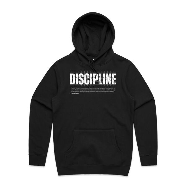 Discipline 2B Black Hoodie Thumbnail