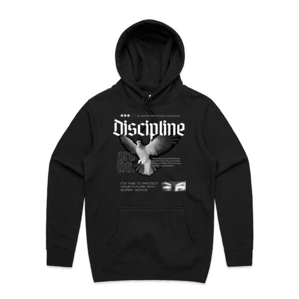 Discipline 3B Black Hoodie Thumbnail