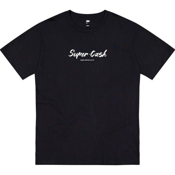 Super-Cash Black Super-Advice T-Shirt Thumbnail