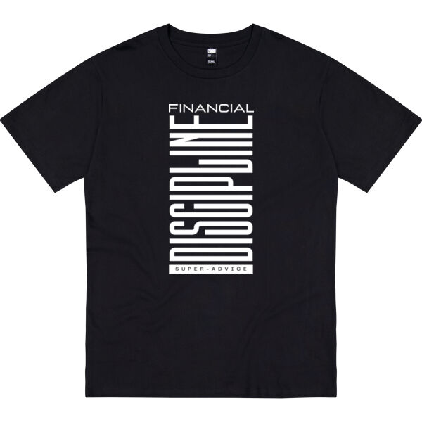 Financial Discipline Black T-shirt Thumbnail