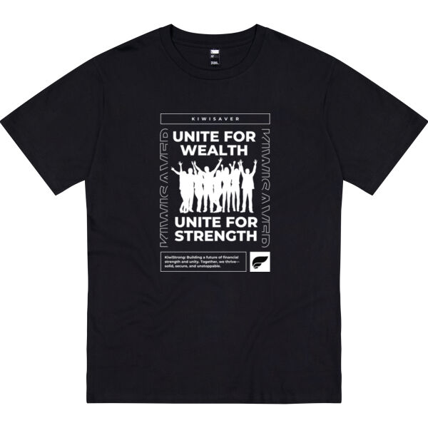 Unite for Strength Black T-shirt Thumbnail