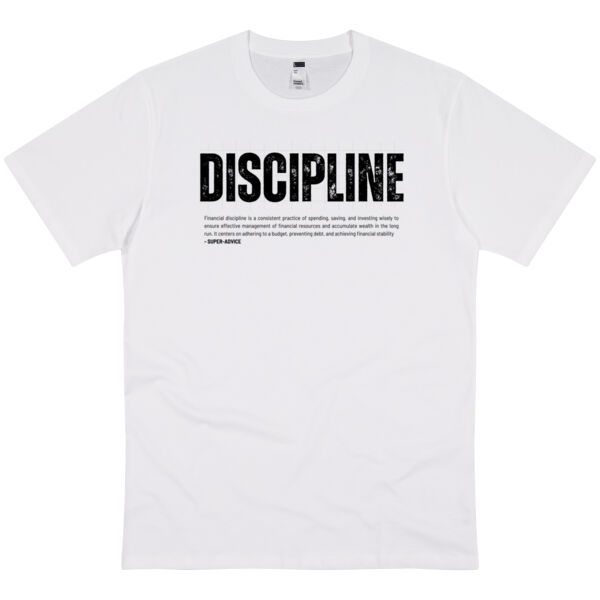 Discipline White T-shirt Thumbnail