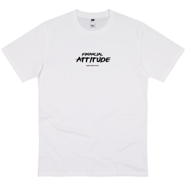 Financial Attitude White T-shirt Thumbnail