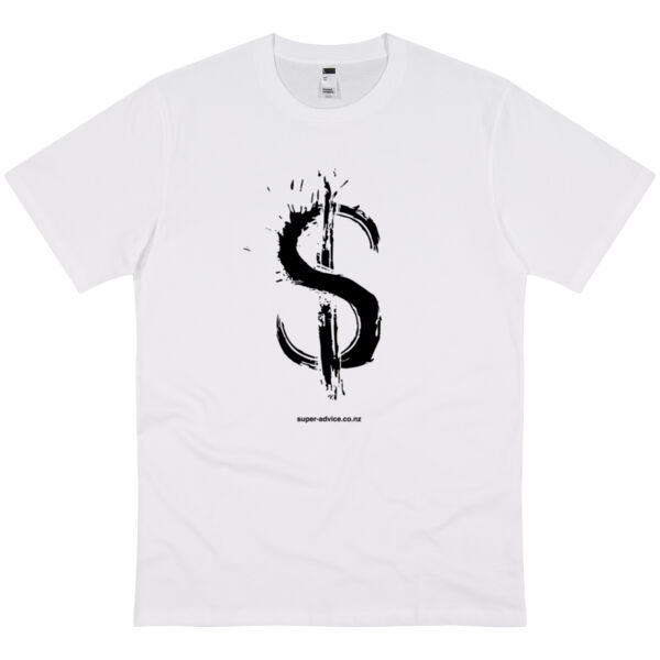 Super-Cash White Super-Advice T-Shirt Thumbnail